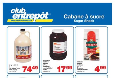 Wholesale Club (QC) Sugar Shack Flyer February 16 to March 15