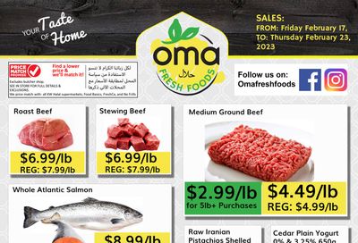 Oma Fresh Foods Flyer February 17 to 23