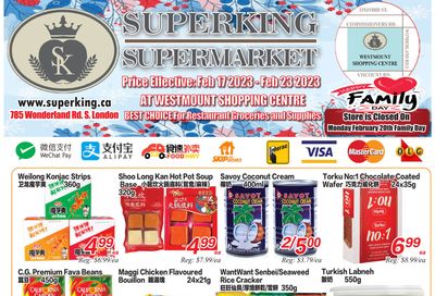 Superking Supermarket (London) Flyer February 17 to 23