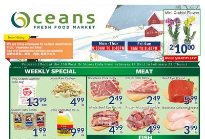 Oceans Fresh Food Market (West Dr., Brampton) Flyer February 17 to 23