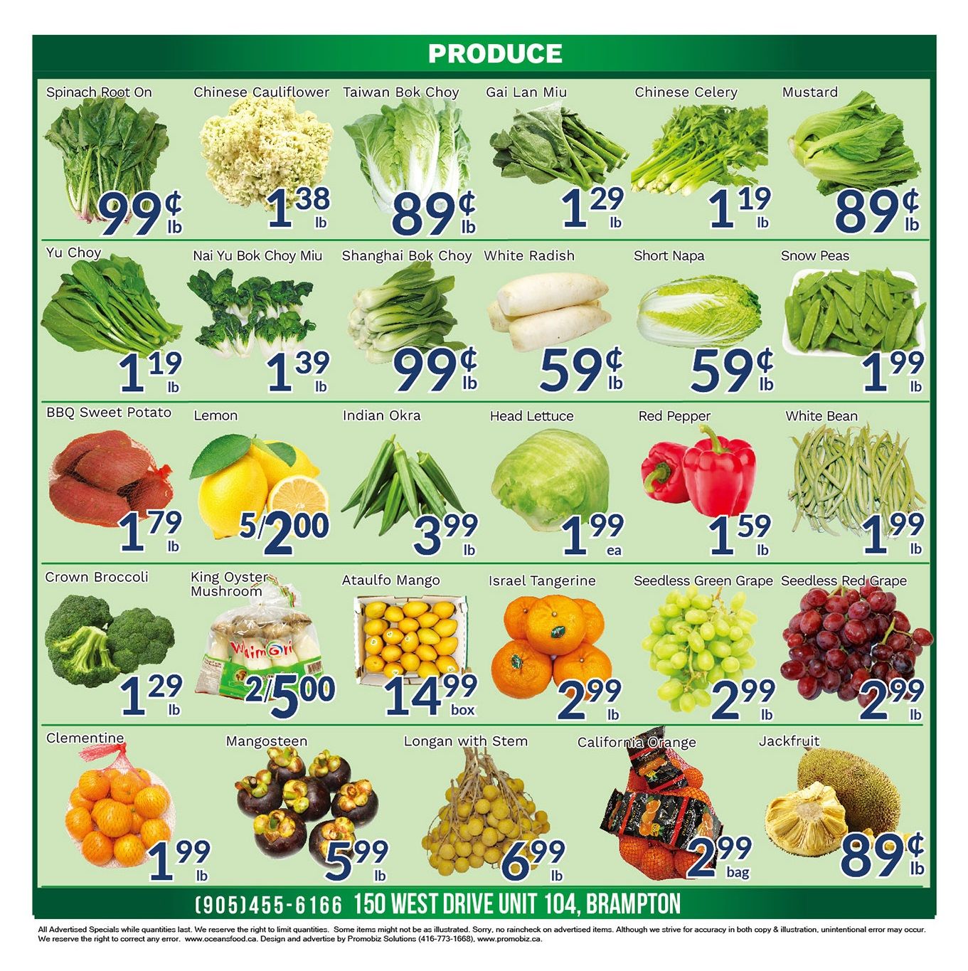 Oceans Fresh Food Market (West Dr., Brampton) Flyer February 17 to 23