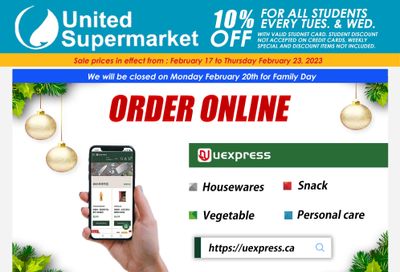 United Supermarket Flyer February 17 to 23