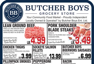 Butcher Boys Grocery Store Flyer February 17 to 23