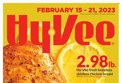 Hy-Vee (IA, IL, MN, MO, SD) Weekly Ad Flyer Specials February 15 to February 21, 2023