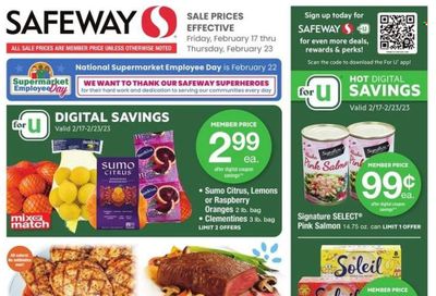 Safeway (MD, VA) Weekly Ad Flyer Specials February 17 to February 23, 2023