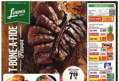 Lowes Foods (NC, SC) Weekly Ad Flyer Specials February 15 to February 21, 2023