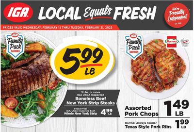 IGA (KY) Weekly Ad Flyer Specials February 15 to February 21, 2023