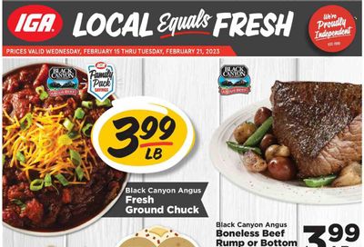 IGA (OH) Weekly Ad Flyer Specials February 15 to February 21, 2023