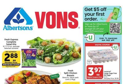 Vons (CA) Weekly Ad Flyer Specials February 15 to February 21, 2023