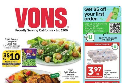 Vons (CA) Weekly Ad Flyer Specials February 15 to February 21, 2023