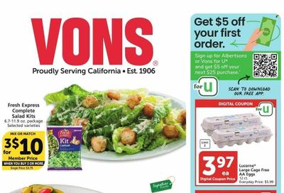 Vons (CA) Weekly Ad Flyer Specials February 15 to February 21, 2023