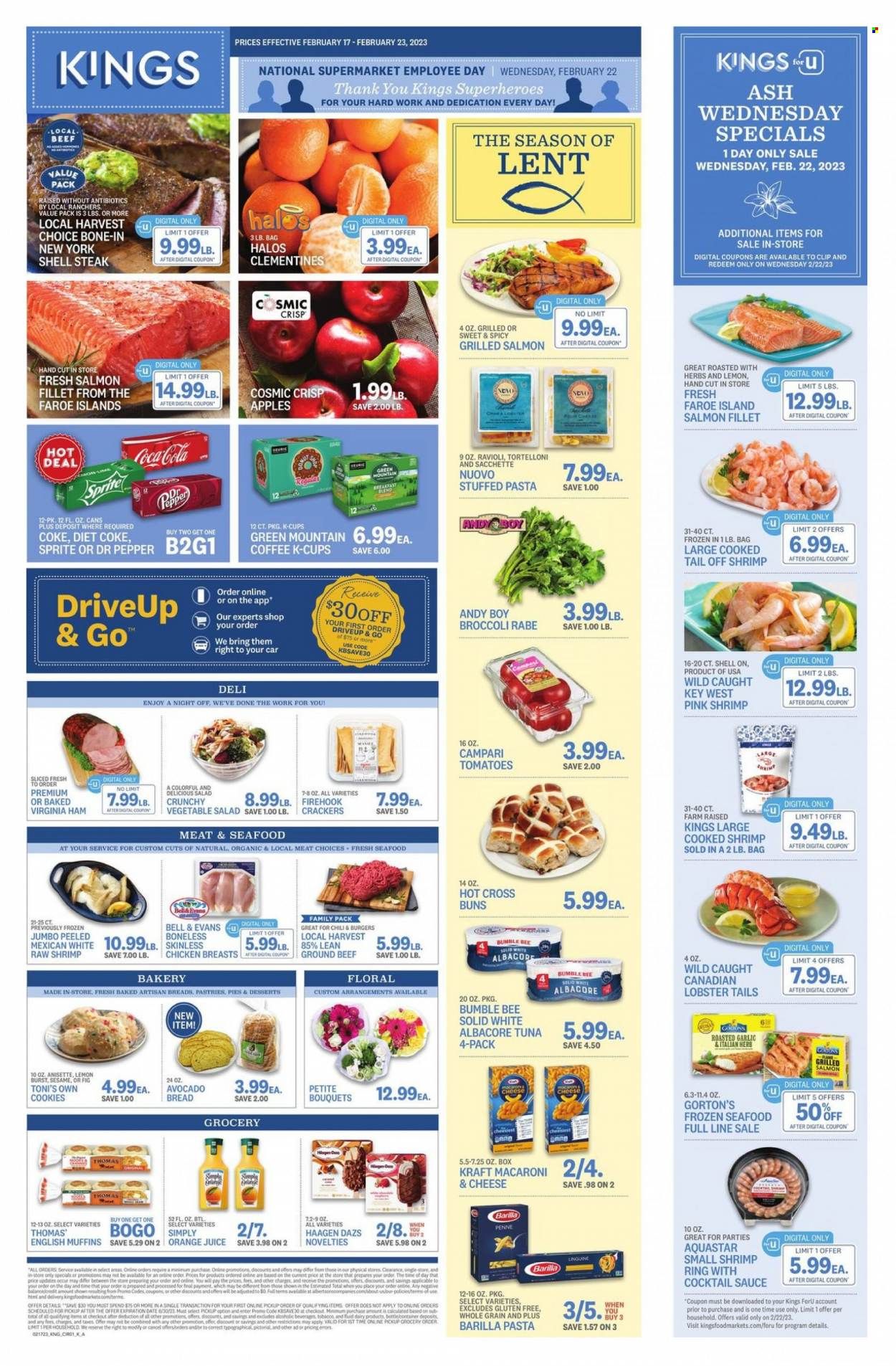 Kings Food Markets (CT, NJ, NY) Weekly Ad Flyer Specials February 17 to February 23, 2023