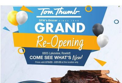 Tom Thumb (TX) Weekly Ad Flyer Specials February 15 to February 21, 2023