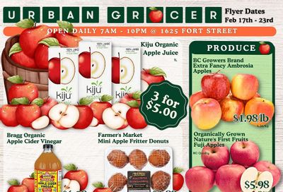 Urban Grocer Flyer February 17 to 23