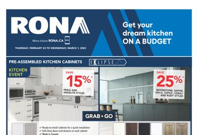 Rona (West) Flyer February 23 to March 1