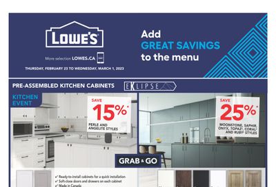 Lowe's (West) Flyer February 23 to March 1