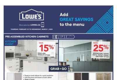Lowe's (ON) Flyer February 23 to March 1