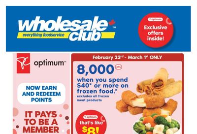 Wholesale Club (ON) Flyer February 23 to March 15