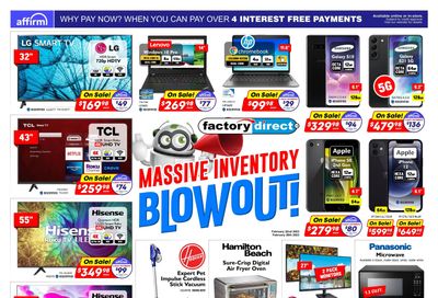 Factory Direct Flyer February 22 to 28