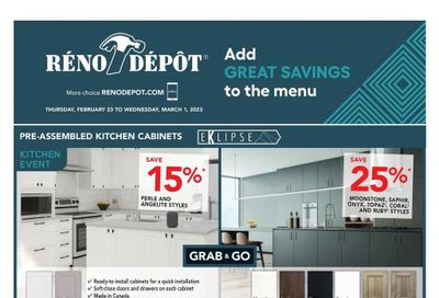 Reno Depot Flyer February 23 to March 1
