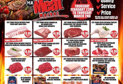 M.R. Meat Market Flyer February 23 to March 2