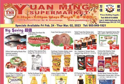 Yuan Ming Supermarket Flyer February 24 to March 2