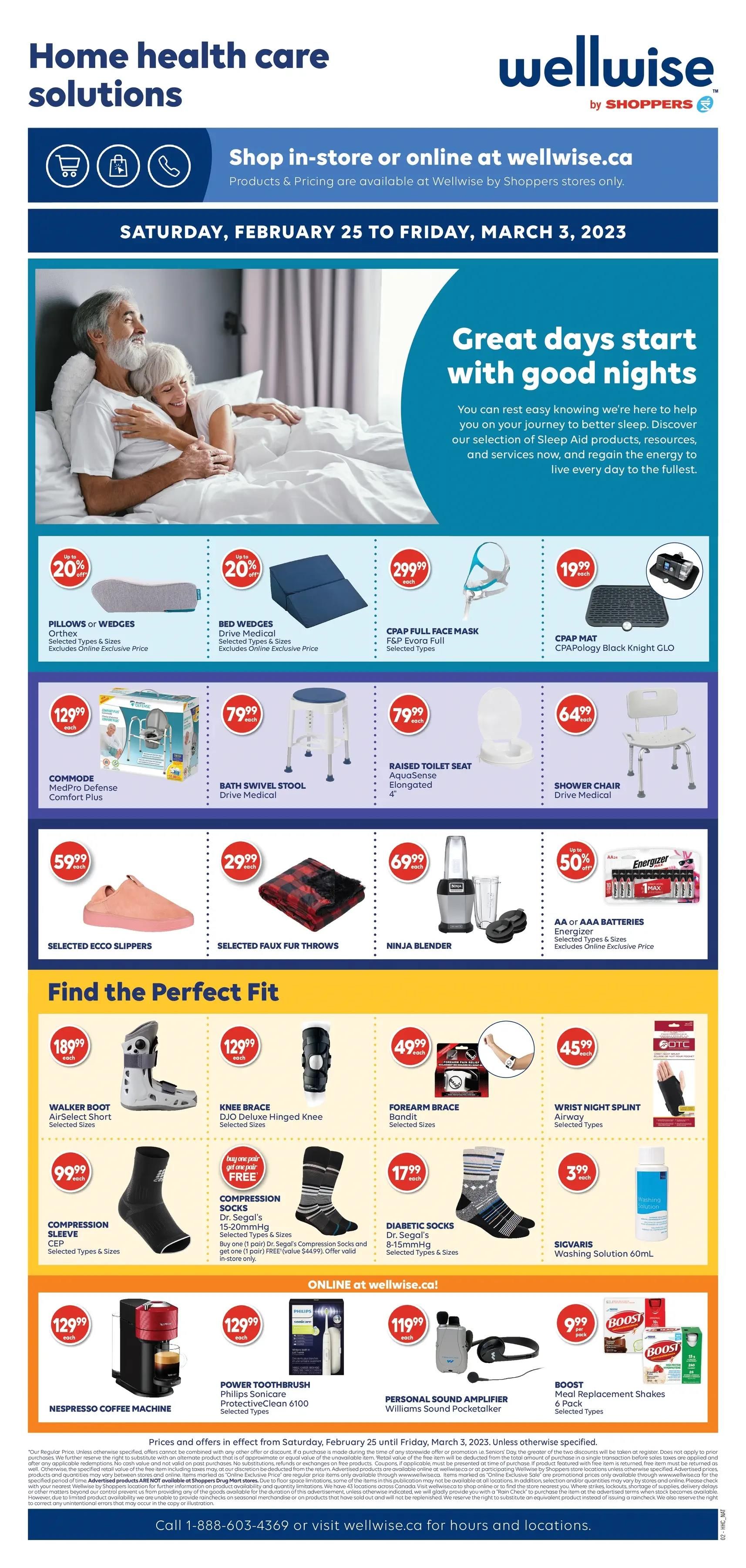 Wellwise By Shoppers Flyer February 25 to March 3