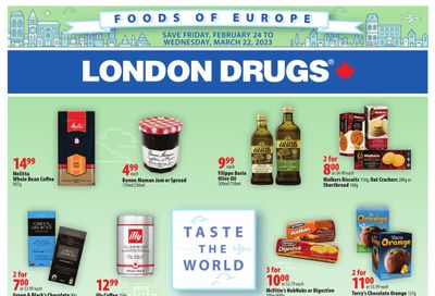 London Drugs Foods Of Europe Flyer February 24 to March 22
