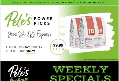 Pete's Fine Foods Flyer February 23 to March 1