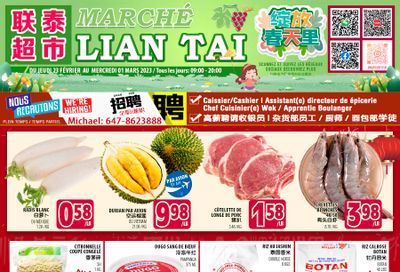 Marche Lian Tai Flyer February 23 to March 1