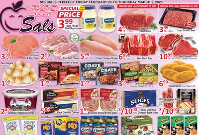 Sal's Grocery Flyer February 24 to March 2