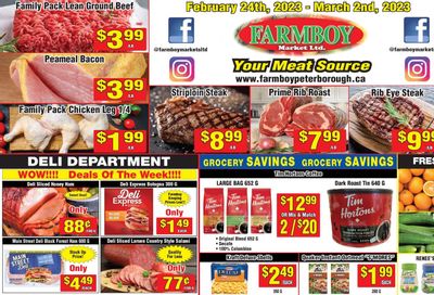 Farmboy Peterborough Flyer February 24 to March 2