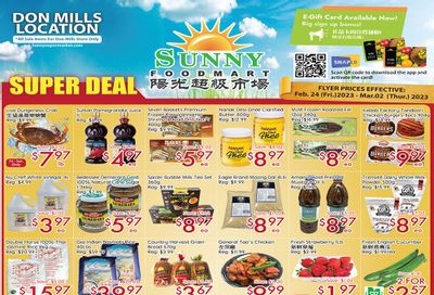 Sunny Foodmart (Don Mills) Flyer February 24 to March 2