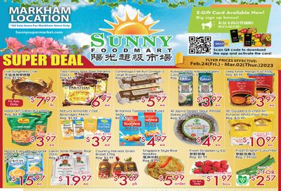 Sunny Foodmart (Markham) Flyer February 24 to March 2