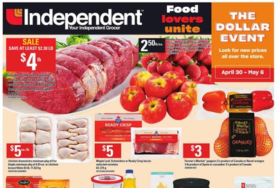 Independent Grocer (Atlantic) Flyer April 30 to May 6