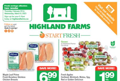 Highland Farms Flyer February 23 to March 8