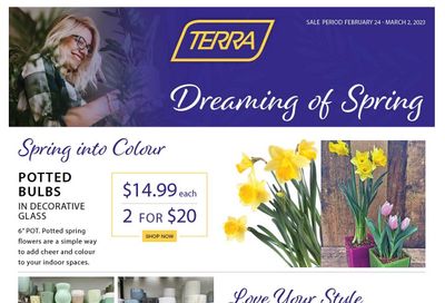 Terra Greenhouses Flyer February 24 to March 2