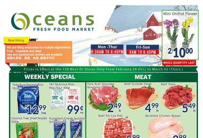 Oceans Fresh Food Market (West Dr., Brampton) Flyer February 24 to March 2