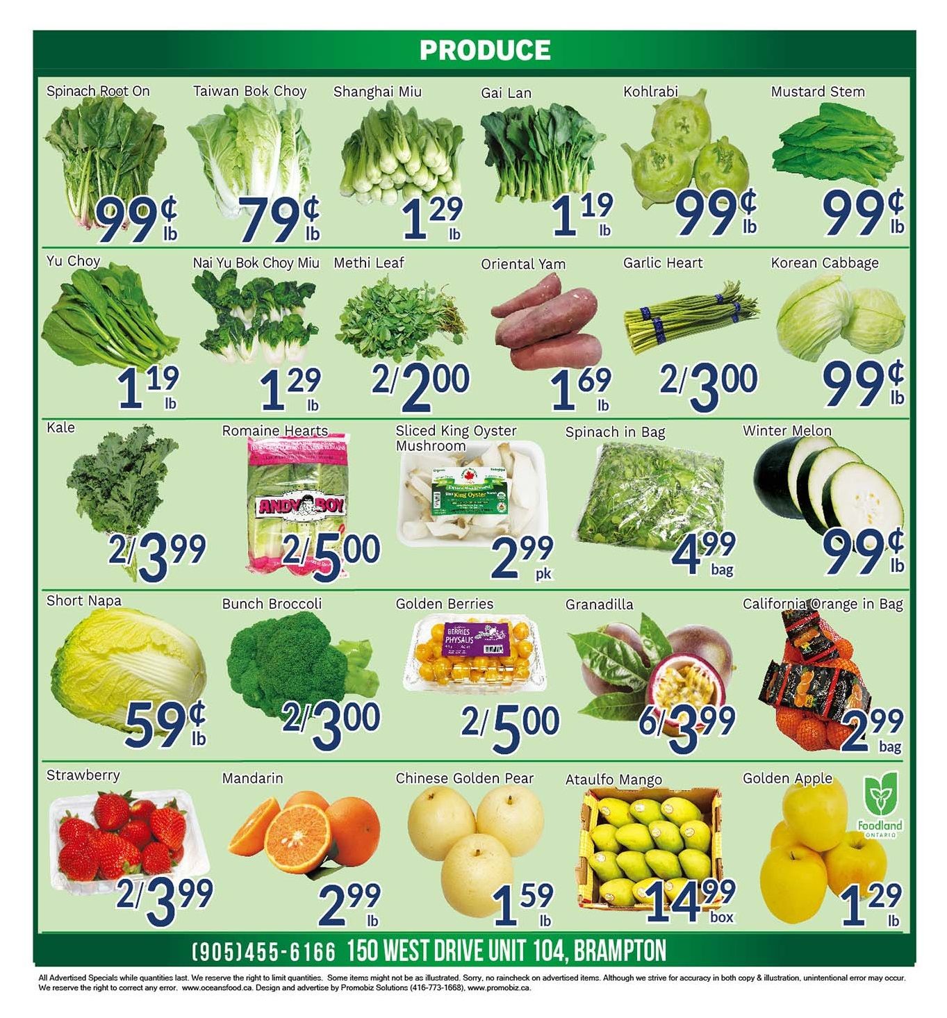 Oceans Fresh Food Market (West Dr., Brampton) Flyer February 24 to March 2