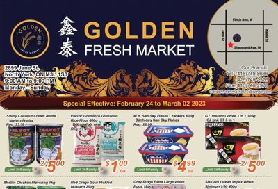 Golden Fresh Market Flyer February 24 to March 2