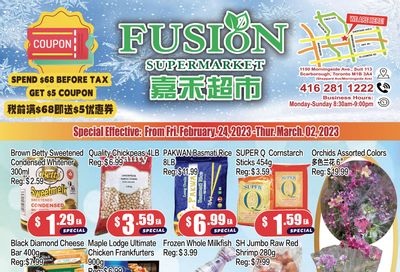 Fusion Supermarket Flyer February 24 to March 2