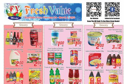 Fresh Value Flyer February 24 to March 2
