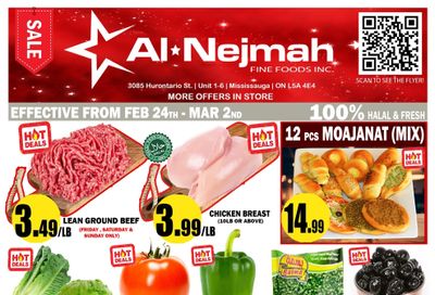 Alnejmah Fine Foods Inc. Flyer February 24 to March 2