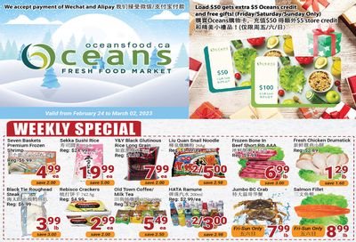 Oceans Fresh Food Market (Mississauga) Flyer February 24 to March 2