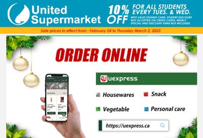 United Supermarket Flyer February 24 to March 2