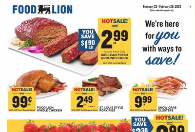 Food Lion (NC) Weekly Ad Flyer Specials February 22 to February 28, 2023