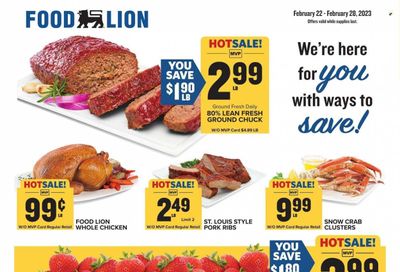 Food Lion (NC) Weekly Ad Flyer Specials February 22 to February 28, 2023
