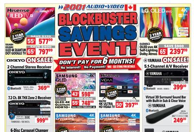 2001 Audio Video Flyer February 24 to March 2