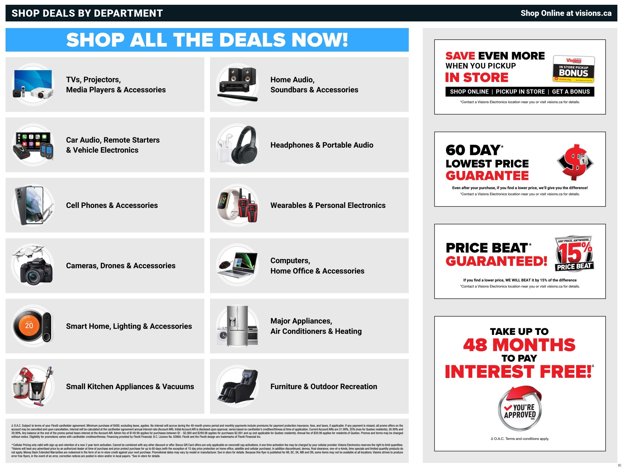 Visions Electronics Inventory Sell-Off Flyer February 24 to March 2