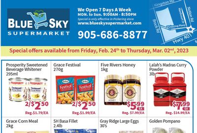 Blue Sky Supermarket (Pickering) Flyer February 24 to March 2